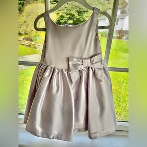 Janie and Jack Purple Satin Dress